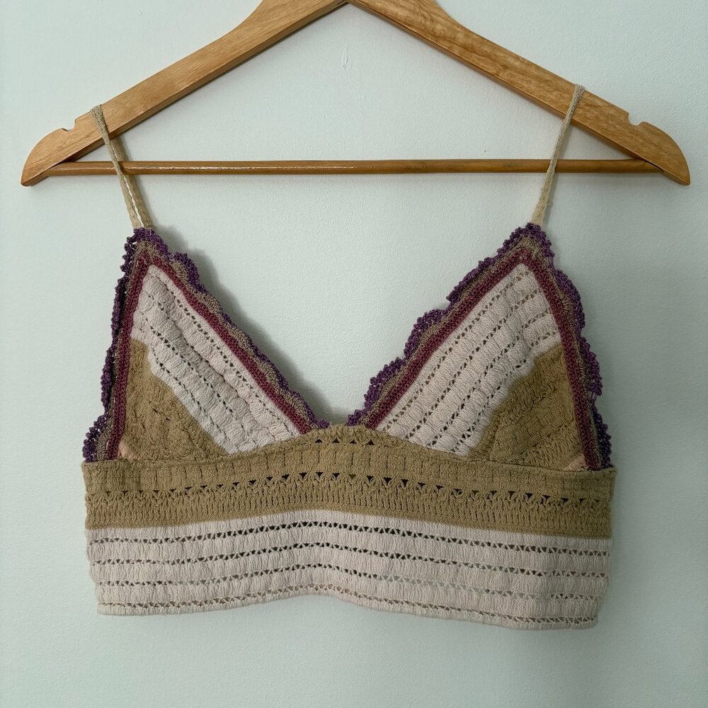 Free People Crochet Bralette / Crop Top
